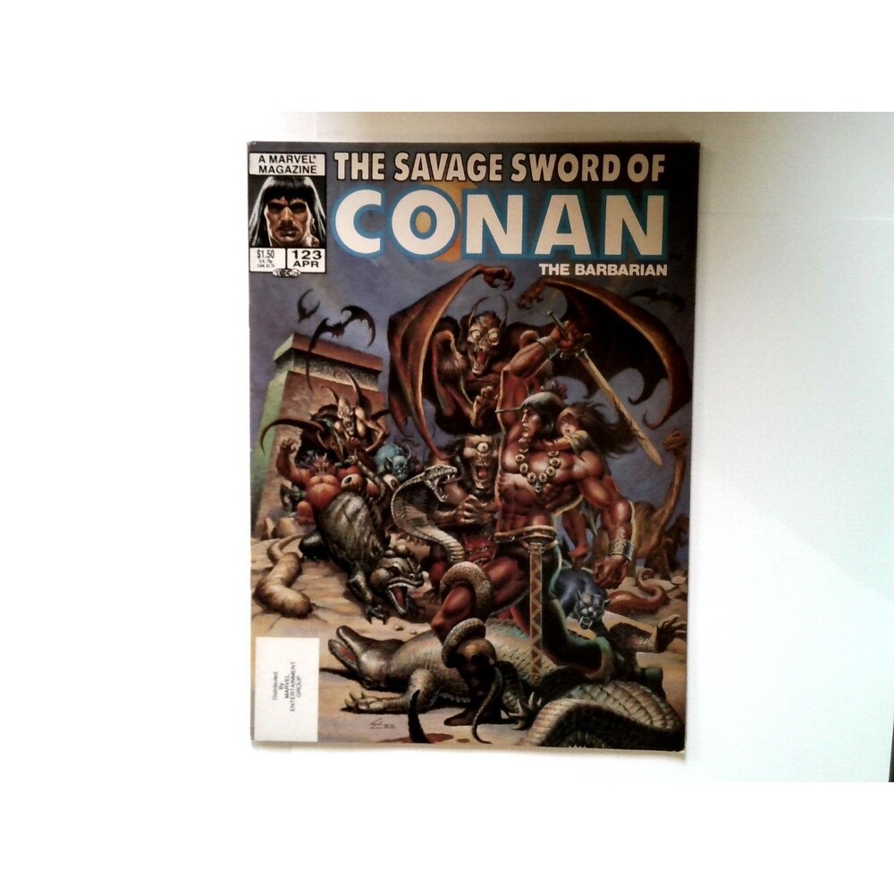 Savage Sword of Conan #123 Marvel Magazine 1986 Modern Age